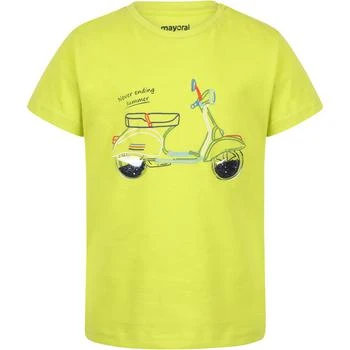 推荐Never ending summer cotton t shirt in lime green商品