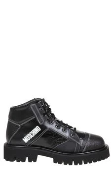 Moschino | Moschino Brick Lace-Up Ankle Boots 6.0折