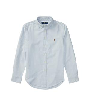商品Ralph Lauren | Striped Cotton Oxford Shirt (Big Kids),商家Zappos,价格¥415图片