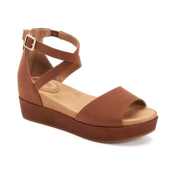 Giani Bernini Womens Ellenaa Memory Foam Ankle Strap Wedge Sandals product img