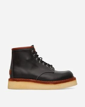 推荐KENZOYAMA Lace-Up Boots Black商品