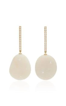 CVC Stones | CVC Stones - Drops One-Of-A-Kind 18K Yellow Gold Diamond Earrings - Gold - OS - Moda Operandi - Gifts For Her,商家Fashion US,价格¥31537