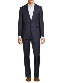 Calvin Klein | Slim Fit Wool Blend Suit,商家Saks OFF 5TH,价格¥1539