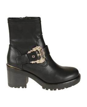 Versace | Couture Buckled Side Zip Boots商品图片,8.4折