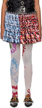 商品CHOPOVA LOWENA | Blue & Red Scaevola Carabiner Miniskirt,商家SSENSE,价格¥5578图片