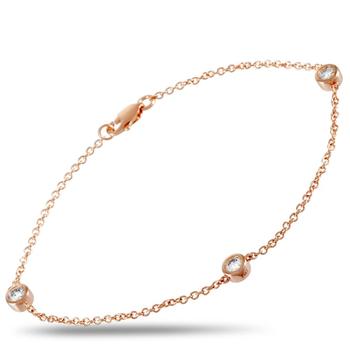 商品LB Exclusive | 14K Rose Gold 0.37 ct Diamond Bracelet,商家Jomashop,价格¥4250图片