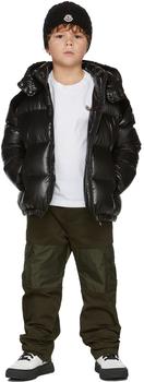 时尚moncler kids女装, Moncler | Kids Black Down Chouelle Jacket商品图片 