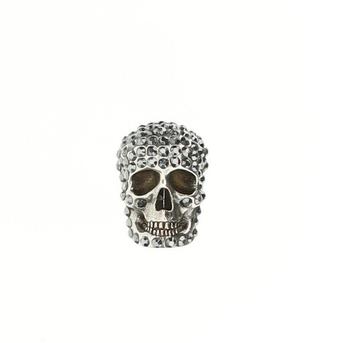 商品Alexander McQueen | Alexander McQueen Embellished Skull Pin,商家Cettire,价格¥1218图片