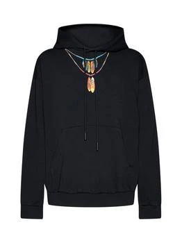 Marcelo Burlon | Marcelo Burlon County Of Milan Graphic-Printed Drawstring Hoodie 4.7折