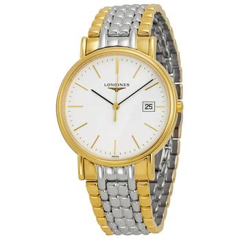 longines代购, Longines | Presence White Dial Stainless Steel Bracelet Mens Watch L4.790.2.12.7商品图片 7折