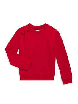 推荐Little Girl's & Girl's Bow-Detailed Sweatshirt商品