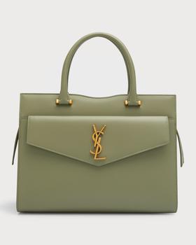 Yves Saint Laurent | Uptown Medium Leather Top-Handle Bag商品图片,