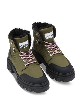 推荐Women's Cleated Lace Up Hiker Boots商品
