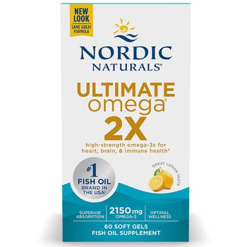 商品Nordic Naturals | Ultimate Omega 2X Lemon,商家Walgreens,价格¥344图片