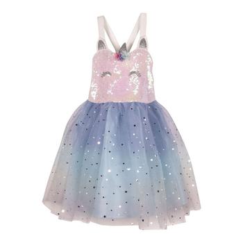 商品Toddler Girls Foil Ombre with Unicorn Tutu Dress,商家Macy's,价格¥217图片
