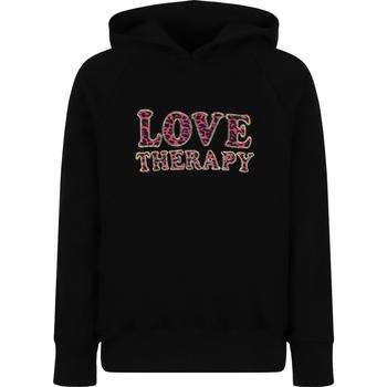 推荐Love therapy logo hoodie in black商品