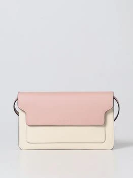 推荐Marni Trunk pochette in saffiano leather商品