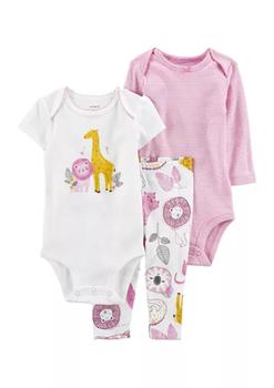 Carter's | Baby Girls 3-Piece Safari Animals Little Character Set商品图片,6折