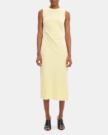 商品Theory | Sleeveless Sheath Dress in Stretch Cotton-Modal,商家Theory,价格¥1234图片