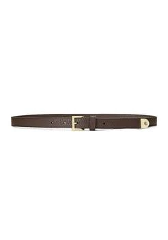 Ralph Lauren | Ralph Lauren Pebbled Leather Skinny Belt,商家Belk,价格¥247