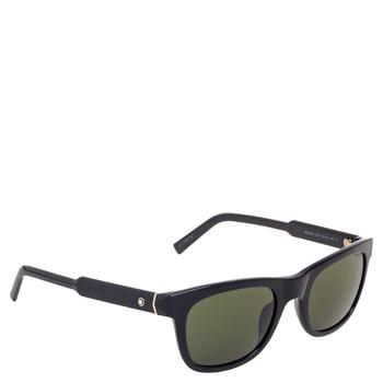 万宝龙眼镜代购, [二手商品] MontBlanc | Montblanc Black MB652S Square Sunglasses商品图片 8.1折, 满1件减$100, 满减