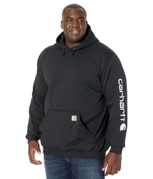 Carhartt | Big & Tall Midweight Signature Sleeve Logo Hooded Sweatshirt商品图片,独家减免邮费