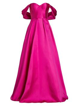 商品Vera Wang Bride | Viktor Off-The-Shoulder Mikado Gown,商家Saks Fifth Avenue,价格¥4493图片