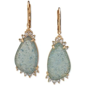 Lonna & Lilly | Gold-Tone Pavé & Stone Drop Earrings 独家减免邮费