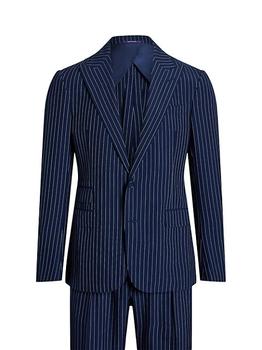 推荐Kent Pin-Stripe Wool Suit商品