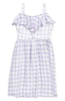 推荐Checkered Clip Dot Crepe Chiffon Dress商品