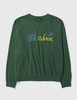 推荐Mix Color Cursive Logo Sweatshirt商品