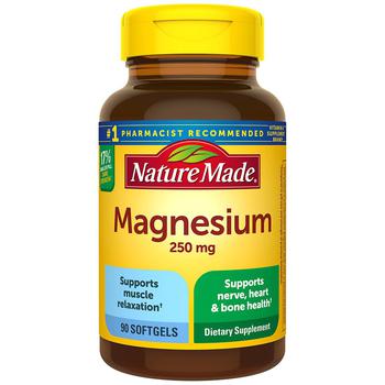 商品Nature Made | Magnesium 250 mg Softgels,商家Walgreens,价格¥92图片