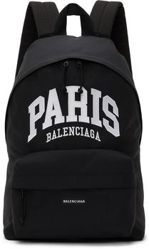 Balenciaga | Black Paris Cities Backpack商品图片,独家减免邮费