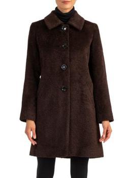 推荐Wool Blend Boucle Coat商品