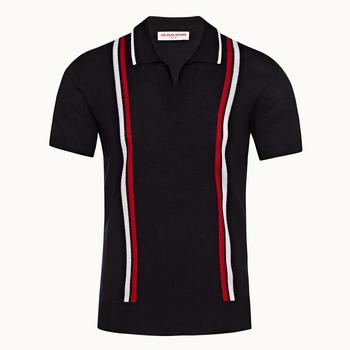 推荐Orlebar Brown Men's Horton Gt Stripe Polo Shirt商品
