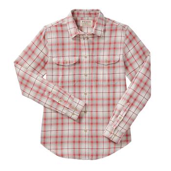 Filson | Filson Womens Scout Shirt Cream/Khaki/Red商品图片,