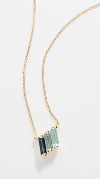 商品Suzanne Kalan | 14k 黄金人字纹条扣项链,商家Shopbop CN,价格¥6616图片