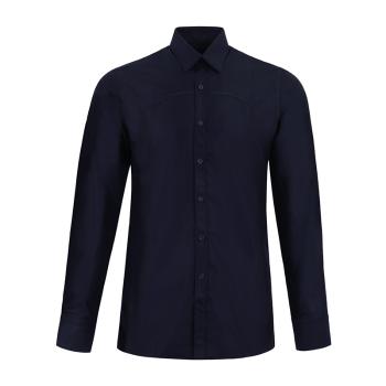 浪凡帆布鞋, Lanvin | Lanvin 浪凡 藏蓝色羊毛男士衬衫 RMSI0026-29商品图片 满$100享9.5折, 满折