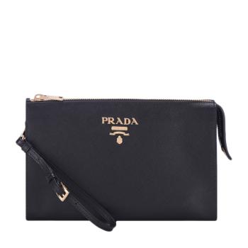 Prada | Prada 普拉达 男士黑色牛皮手拿包 1NE007-PN9-F0002商品图片,满$100享9.5折, 满折