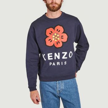 推荐Boke Flower cotton sweatshirt MIDNIGHT BLUE Kenzo商品