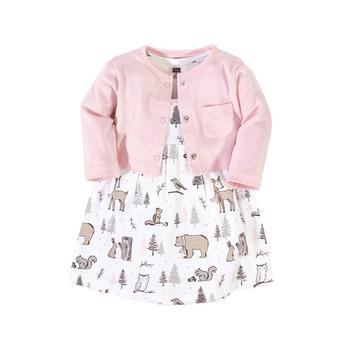 推荐Toddler Girl Dress and Cardigan Set商品