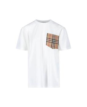 时尚burberry t恤女装, Burberry | Vintage Check Pocket Oversize T-shirt商品图片 