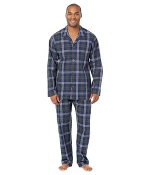 Ralph Lauren | Folded Woven Long Sleeve PJ Top & PJ Pants,商家Zappos,价格¥375