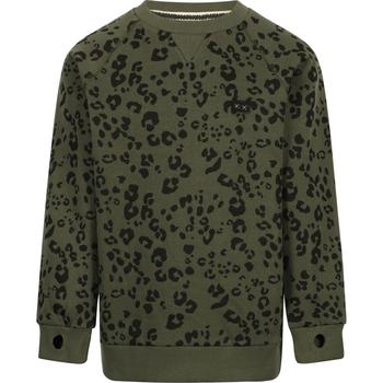 monster, Munster | Leopard print sweatshirt in khaki商品图片 5.4折×额外7.5折, 额外七五折