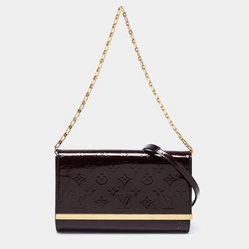 lv链条包, [二手商品] Louis Vuitton | Louis Vuitton Amarante Monogram Vernis Ana Chain Clutch商品图片 9.4折, 满1件减$100, 满减