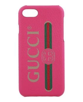 Gucci | Printed Logo Leather iPhone 8 Case,商家Maison Beyond,价格¥419