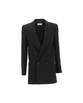 圣罗兰外套, Yves Saint Laurent | Double-breasted Long-sleeved Jacket商品图片 