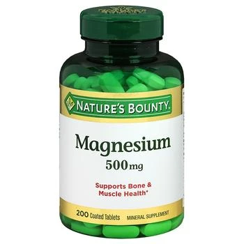 Nature's Bounty | Magnesium 500mg Value Size, Tablets,商家Walgreens,价格¥142