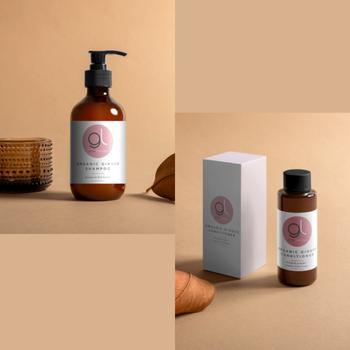 商品Grow Luscious Organic Ginger Shampoo & Conditioner Bundle图片