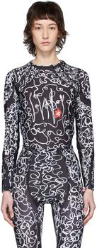 Charles Jeffrey Loverboy真假, Charles Jeffrey Loverboy | Black & White Scribble Sports T-Shirt商品图片 2折